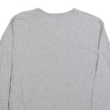 NAUTICA Mens Grey Long Sleeve Crew Neck Cotton Blend T-Shirt M Casual Comfort