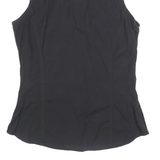 CARHARTT Womens Black Sleeveless Shirt L Cotton Blend Button Front Western