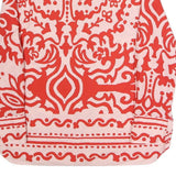ZARA Womens Red & Pink Printed Shirt Long Sleeve Collared L Casual Stylish