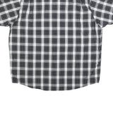 WRANGLER Mens Black & White Check Shirt XL Cotton Blend Button Down Casual