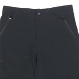 COLUMBIA Mens Shorts Black Sports Casual M W30 Polyester Blend Zip Pockets