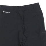 COLUMBIA Mens Shorts Black Sports Casual M W30 Polyester Blend Zip Pockets