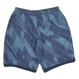 NIKE Mens Blue Sports Shorts XL W32 Patterned Lightweight Breathable