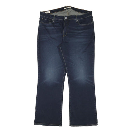 LEVI'S Womens Regular Fit Blue Denim Rinse Jeans W39 L31 Classic Cotton Blend