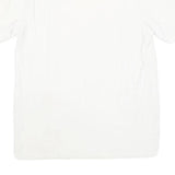 NIKE Mens White Graphic T-Shirt S Short Sleeve Crew Neck Cotton Blend Casual