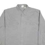 APPALACHAIN TRAIL Mens Grey Shirt XL Cotton Blend Long Sleeve Casual