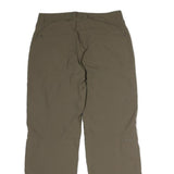 MAMMUT Womens Cotton Blend Beige Regular Leg Trousers W30 L29 Outdoor Zip