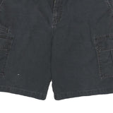DICKIES Mens Cargo Black Cotton Blend Shorts 3XL W38 Workwear Utility Pocket