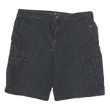 DICKIES Mens Cargo Black Cotton Blend Shorts 3XL W38 Workwear Utility Pocket