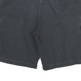 DICKIES Mens Cargo Black Cotton Blend Shorts 3XL W38 Workwear Utility Pocket