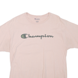 CHAMPION Womens Pink Graphic T-Shirt L Short Sleeve Crew Neck Casual