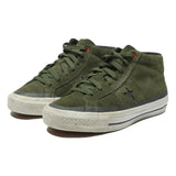 CONVERSE One Star Womens Green Lace-Up Trainers Synthetic UK 5.5 Casual Retro