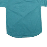 TRUEFAN Mens Blue Mariners Baseball T-Shirt XL Short Sleeve V-Neck Sports