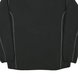 HELLY HANSEN Mens Black Outdoor Jacket L Polyester Blend Zip Plain Casual Warm