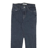LEVI'S 724 Womens Slim Jeans Denim Dark W27 L24 Raw Hem Classic Style