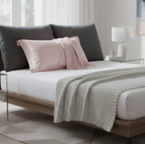 Anypillow Pillowcase 50x75cm Pink Natural Mulberry Silk For Comfortable And Relaxing Home Bed