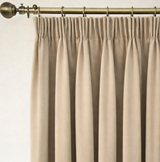 Anydrape Beige Velvet Blackout Curtains – High‑Quality Modern Luxury Drapes for Living Room, Bedroom & Dining Windows