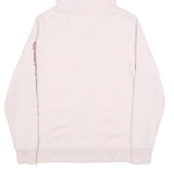 CARHARTT Womens Pink Hoodie L Cotton Blend Pullover Logo Print