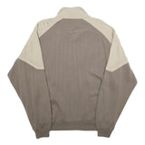 JOINVILLE Mens Beige & Brown Zip Jacket XL Wool Blend Plain Sports Casual