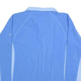 BERGHAUS Womens Blue & Light Blue Plain Pullover Jumper Crew Neck Polyester UK