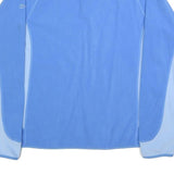 BERGHAUS Womens Blue & Light Blue Plain Pullover Jumper Crew Neck Polyester UK