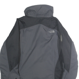 THE NORTH FACE Womens Black & Charcoal Outdoor Jacket M Polyamide Blend Zip