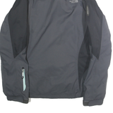 THE NORTH FACE Womens Black & Charcoal Outdoor Jacket M Polyamide Blend Zip