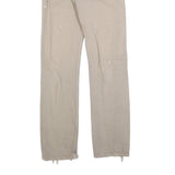 LEVI'S 501 Mens Jeans Beige Regular Straight Denim W26 L31 Distressed Finish