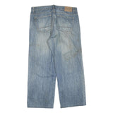 DICKIES Mens Jeans Blue Regular Straight Denim Light W36 L27 Classic Cotton