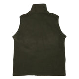 BARBOUR Mens Green Gilet L Polyester Blend Plain Zip Casual Comfortable