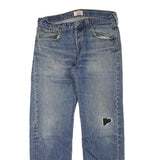 LEVI'S 501 Mens Jeans Blue Regular Straight Denim Medium W32 L30 Classic Fit