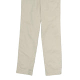 TOMMY HILFIGER Mens Cotton Beige Slim Straight Trousers W28 L26 Classic Casual