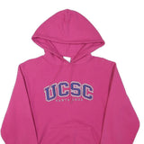 CHAMPION Mens Pink UCSC Santa Cruz Pullover Hoodie XS Cotton Blend Comfortable