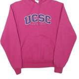 CHAMPION Mens Pink UCSC Santa Cruz Pullover Hoodie XS Cotton Blend Comfortable