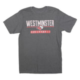 Mens Grey Westminster Volleyball Short Sleeve Crew Neck Casual T-Shirt M