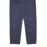 LEE Mens Relaxed Blue Cotton Blend Zip Trousers W28 L27 Casual Comfort