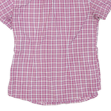 JACK WOLFSKIN Womens Pink & White Check Summer Shirt UK 10 Lightweight Outdoor