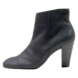 ECCO Ankle Boots Black Leather Womens UK 7