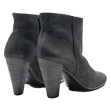 ECCO Ankle Boots Black Leather Womens UK 7