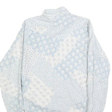 HATHAWAY Mens Blue & White Patterned Shirt S Cotton Blend Long Sleeve Button