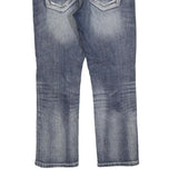 DAY TRIP Womens Regular Blue Denim Stone Wash Jeans W30 L25 Stylish Faded Design