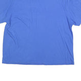 CHAMPION Womens Blue Graphic T-Shirt 2XL Short Sleeve Crew Neck Cotton Blend