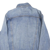 LEVI'S Womens Blue Denim Jacket S Cotton Blend Classic Button Closure