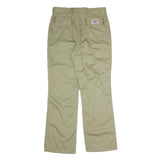 BARBADOS JEANS FASHION Mens Cotton Blend Beige Regular Fit Straight Leg Trousers