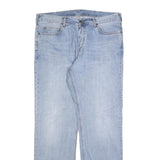 CARHARTT Mens Jeans Light Blue Regular Straight Denim W36 L34 Classic Cotton