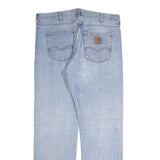 CARHARTT Mens Jeans Light Blue Regular Straight Denim W36 L34 Classic Cotton