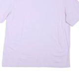 PUMA Womens Lilac T-Shirt L Short Sleeve Crew Neck Cotton Blend Sport Casual