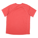 CARHARTT Mens Red T-Shirt Pocket L Short Sleeve Crew Neck Cotton Blend