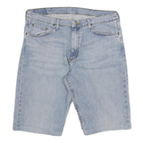 WRANGLER Mens Denim Blue Casual Shorts 2XL W35 Classic Fit Cotton Blend