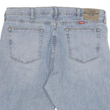 WRANGLER Mens Denim Blue Casual Shorts 2XL W35 Classic Fit Cotton Blend